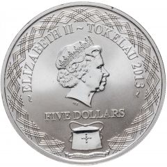 5 Dollars - Elizabeth II Year of the Snake