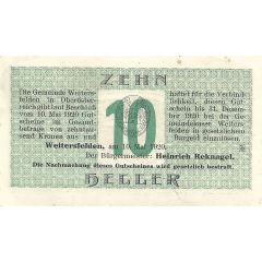 10 Heller Weitersfelden