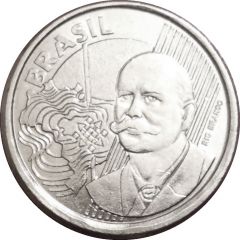 50 Centavos Rio Branco, stainless steel