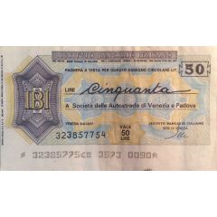 50 Lire Istituto Bancario Italiano