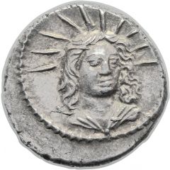 Denarius Mussidia: Lucius Mussidius Longus, L•MVSSIDIVS•LONGVS CLOACIN