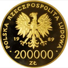 200 000 Zlotys John Paul II