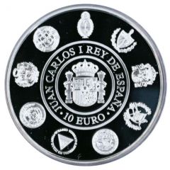 10 Euros - Juan Carlos I 8 Reales coin
