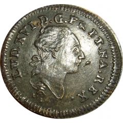 Rechenpfennig - Louis XVI and lion Iohann Christian Reich