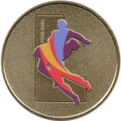 Jeton touristique - Monnaie de Paris - Paris 2024 - Médaillon L - Lutte