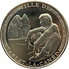 Jeton touristique - Monnaie de Paris - Ville de Sarlat-la-Cadéna - Le Badaud