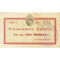 1 Peseta Calella