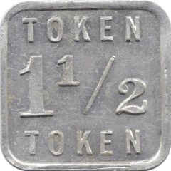 1 1/2 Mills Token Illinois