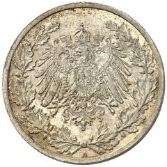 50 Pfennig - Wilhelm II type 2 - small shield - Pattern