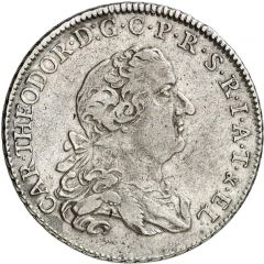 1 Thaler - Charles Theodore Konventionstaler