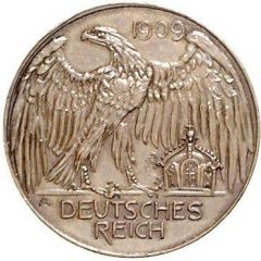 25 Pfennig - Wilhelm II Pattern