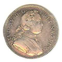 Louis XV - Trésor Royal - Quo postulat usus silver