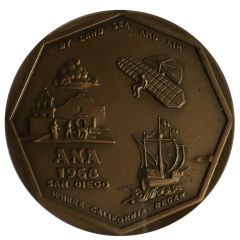Medal - 1968 ANA Convention, San Diego
