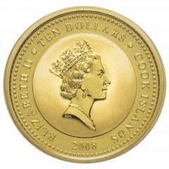 10 Dollars - Elizabeth II White Swans