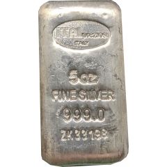 5 oz Bullion Bar - Rough finish ITALpreziosi