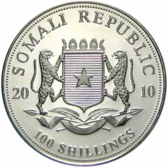 100 Shillings Elephant, Silver Bullion Coinage