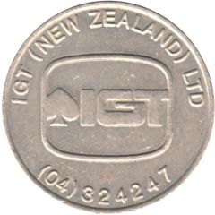 Token - IGT NEW ZEALAND LTD Game/Amusement Test Token