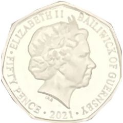 50 Pence - Elizabeth II Mr Benn 50th Anniversary