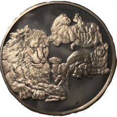 Holiday Greeting Card Medal - Peace