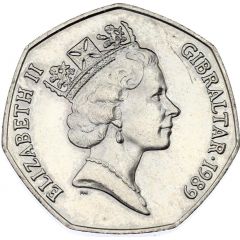 50 Pence - Elizabeth II Christmas