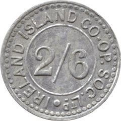 2 Shillings 6 Pence - Ireland Island Co-op Society