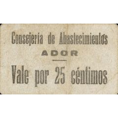 25 Céntimos Ador