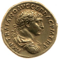 Aureus - Trajan COS V P P S P Q R OPTIMO PRINC, Libertas