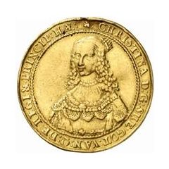 3 Ducats - Christina 1st portrait