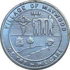 Bus Token - Village of Maywood Maywood, Illinois
