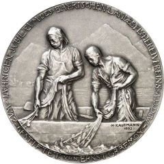 Award medal - Bavarian State Fishing Association for services to the fishing industry
