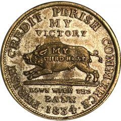 Hard Times Token - Running Boar / Jackson