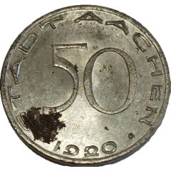 50 Pfennigs - Aachen
