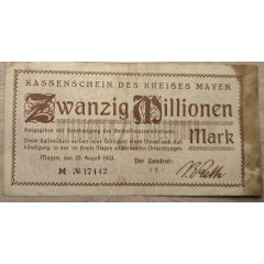 20 000 000 Mark Kreis Mayen