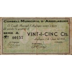 25 Céntimos Argelaguer