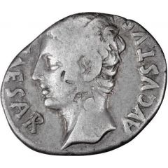 Denarius - Augustus IOVIS TON, Jupiter