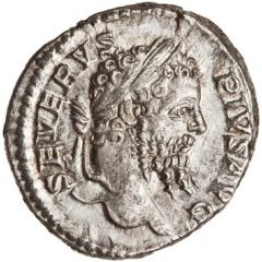 Denarius - Septimius Severus P M TR P XVI COS III P P, Concordia