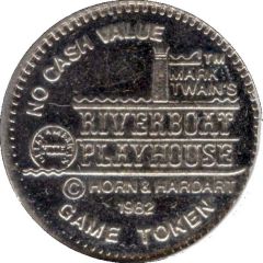 Game Token - Mark Twain`s Riverboat Playhouse Miami, Florida