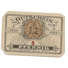 5 Pfennig Sparkasse