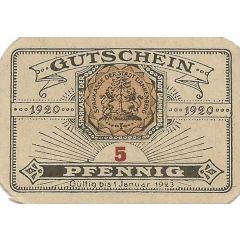 5 Pfennig Sparkasse