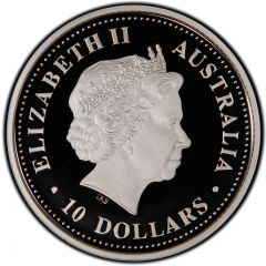 10 Dollars - Elizabeth II 4th Portrait - Evolution of Alphabet