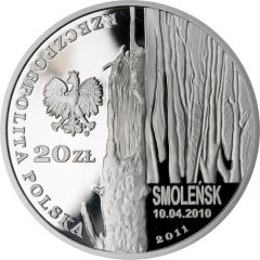 20 Zlotys Presidential Plane Crash in Smolensk