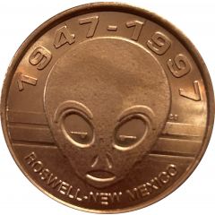 Medal - 50th Anniversary of Roswell, New Mexico UFO Incident
