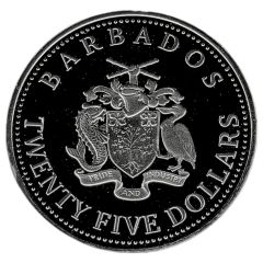 25 Dollars - Elizabeth II Central Bank