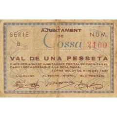1 Peseta Tossa