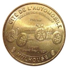 Monnaie de Paris Tourist Token - Mulhouse Cité de l`Automobile - Bugatti Type 35 B