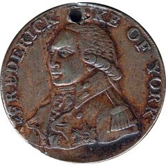 1/2 Penny Lancashire - Manchester / Frederick Duke of York