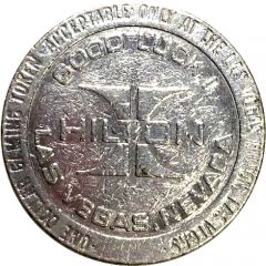 1 Dollar Gaming Token - Hilton Hotel Casino Las Vegas