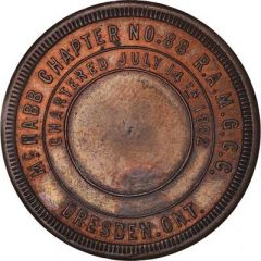 Masonic Penny - Mc Nabb Chapter No. 30 Dresden, Ontario
