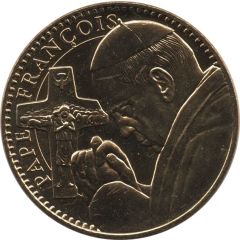Monnaie de Paris Tourist Token - Basilique du Sacré coeur de Montmartre Pape François