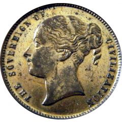 Gambling token - Victoria Keep your temper